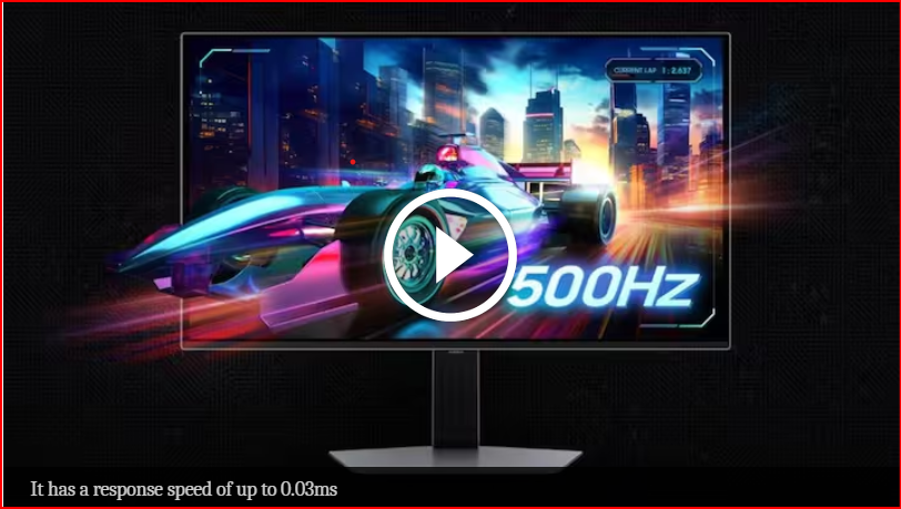 Samsung Launches World’s 1st 500Hz OLED Gaming Monitor