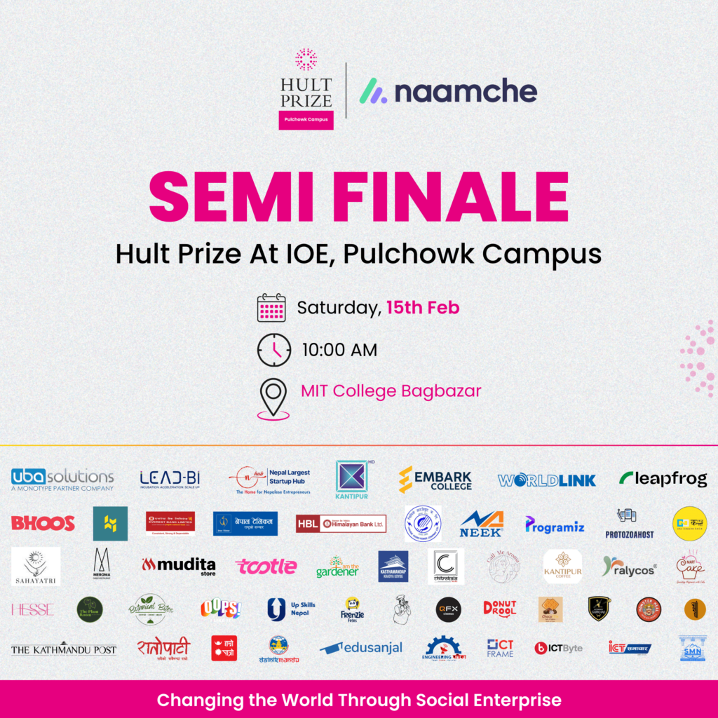 Hult Prize at IOE, Pulchowk Semi-Finals: Meet the Top Innovators
